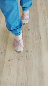 JULIA FILIO Heels Comfort Lady Shoes Wanita dinner heels tumit rendah (JF25-5001)