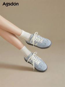 Agsdon | Thick-Soled Blue Retro Versatile Leisure Plimsoll Shoes