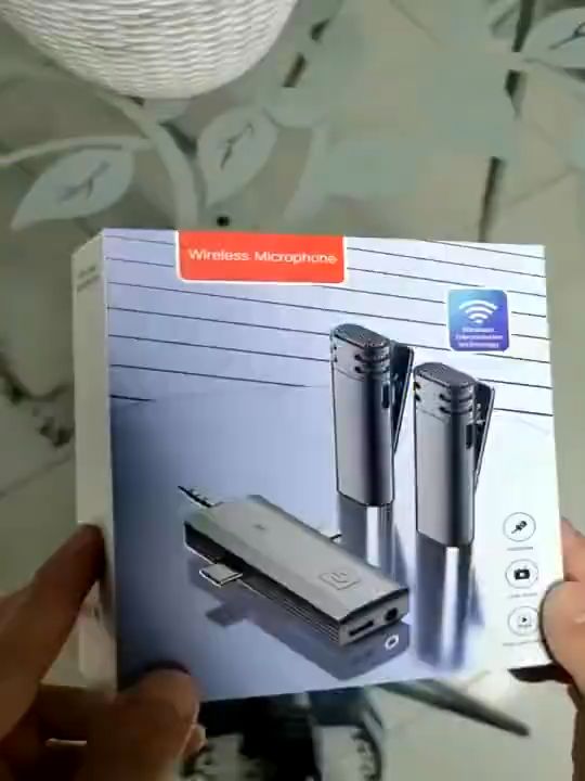 3 IN 1 ไมค์ไลฟ์สด ไมโครโฟนไร้สาย พกพา Wireless Microphone ใช้สําหรับสมาร์ทโฟน ไมค์ไร้สายหนีบเสื้อ K15 ไมค์หนีบปกเสื้อ