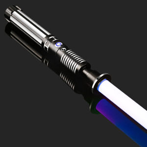 Luke Metal Lightsaber RGB Sword Rave Toy Heavy Dueling Metal Hilt Sword Blaster Force Cosplay Toys