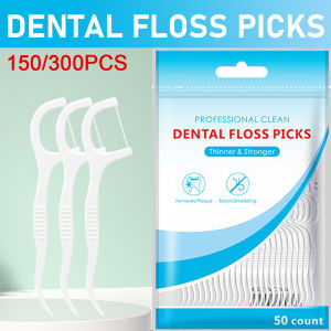 Oral health 150/300pcs Dental Floss Picks Toothpicks With Thread fil dentairehilo dental flosser Tooth Threads Teeth Cleaning