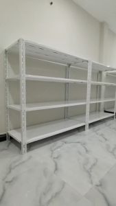 Kệ V lỗ đa năng màu Trắng - Dài 1m x Rộng 30 x Cao 1.5m x 5 mâm