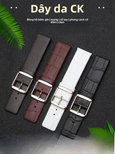 GANG JUE | Dây đeo đồng hồ da thật thay thế ban đầu dành cho nam và nữ Dây đeo đồng hồ CK K2Y211 K2Y231 Dây đeo đồng hồ bằng da mỏng