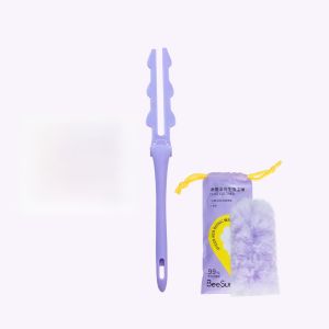 Magic Beesurg Dust Removal Broom Static Absorption Foldable Handle Antibacterial Cleaning Head Replaceable for Home Use
