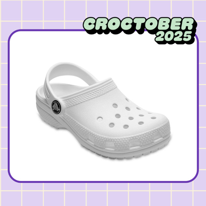 Crocs Kids' Classic Clog in White Lazada PH