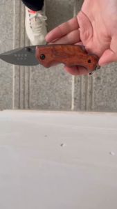 มีดพับ มีดเดินป่า พวงกุญแจมีด มีดพับเล็กคมๆ มีดป้องกันตัว BUCK FOLDING KNIFE เครื่องมือการอยู่รอด EDC แบบบพกพา ออกแบบช่วงท้ายหัวเข็มขัดห้อย