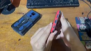 Casing Samsung Galaxy A15 New HardCase Armor Belt Clip Kick Standing Robot Terbaru