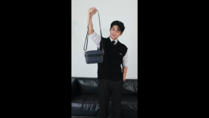 Leonardo Túi Hộp Nam Monogram Neo Da Microfiber Cao Cấp Thiết Kế Nhỏ Gọn Cá Tính Kháng Nước Thời Trang Thành Thị