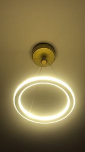 2023 Modern Aesthetic Ceiling Lights: 36W Drop Lights & Tricolor Ring Chandelier