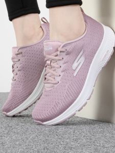 Skechers | Giày Thể Thao Thông Hơi Màu Hồng