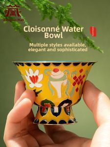 ZANGCUN | Gilt Lacquer Eight Auspicious Signs Water Supply Bowl