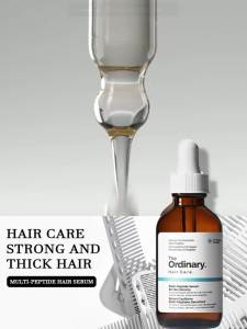 The Ordinary Multi-Peptide Serum For Hair Density Activate Follicles Fast Growth Remove Frizz Split