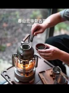 GOOUT STRINGHILL Outdoor Camping Picnic Teapot Set Outdoor Camping Kettle Tea Brewing Special Teapot Stainless Steel Portable