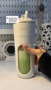 ALLTOU Blender Portable Mini 14 Pisau Juicer 450mL Rechargeable Jus Blender 2400mAh Mixer