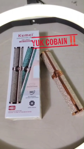 Kemei KM-206A Alat Cukur Alis Elektrik Cukuran Pencukur Flawless Eyebrow Trimmer