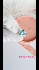 Rosenmarry/ แหวนพลอยโทปาสแท้ ตัวเรือนเงินแท้925 พร้อมกล่อง พลอยแท้เสริมดวง ของขวัญ แหวนพลอยประจำวันเกิด RR051