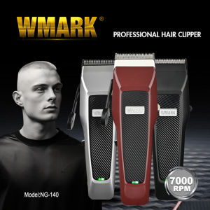 WMARK NG-140 Pro Cordless Hair Trimmer for Men - LED Display Salon Razor with Precision Cutting