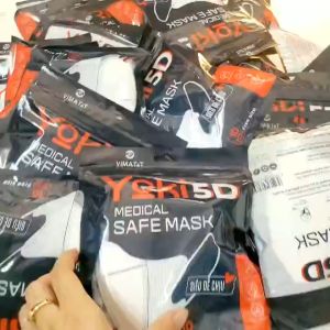 [Set 50 Cái] Khẩu Trang YOKI 5D - 4 Lớp Dày Dặn Siêu Dễ Chịu 0060