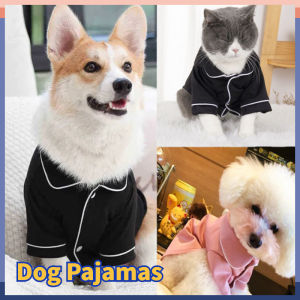 French Style Pet Pajamas for Cat Dog Soft Puppy Sleepwear Comfortable Cat Shirt Pet Petty Costume Clothing