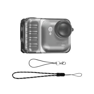 STARTRC | Protective Cover Case for Insta 360 Go Ultra Accessories Transparent Cover Anti-Slip Dustproof Protection with Lens Cap Lanyard