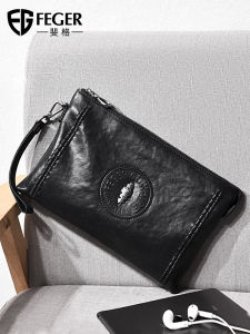 กระเป๋าคลัทช์กระเป๋าคลัทช์หนังแท้ผู้ชายกระเป๋าหนีบธุรกิจหนังวัวชั้นแรกความจุใหญ่กระเป๋าหนังนิ่มกระเป๋าใส่โทรศัพท์มือถือกระเป๋าคลัทช์ผู้ชาย