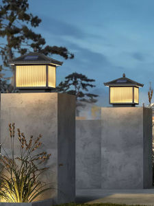 VINCAN | Solar Post Light Outdoor Aluminum