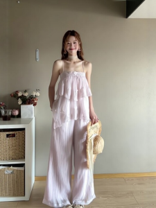 Vacation Style Slimming Loose Outfit Set
