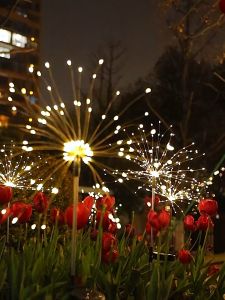 【Free Shipping】2Pcs 4Pcs 120LED 200LED Solar Firework Light Dandelion Style Light String Splash Proof Ground Lamp For Garden Courtyard Christmas decoration solar waterproof light Solar Firework Light Buy 1 take 1 sale