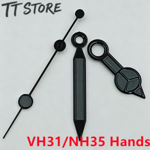 Fit Miyota 2035 VH31 NH35 NH36 7S26 7S36 4R35 4R36 Movements Luminous Green Hands For Silver Black Gold Watches Watch Pointers