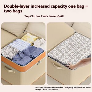 VINTLOOK Túi đựng đồ hai lớp dung tích lớn cho quần áo và chăn