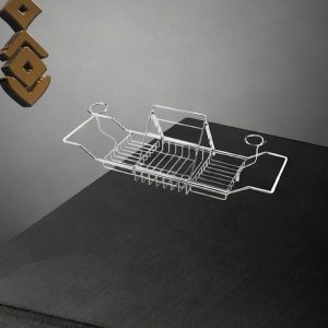 Rak Tatakan Bathtub Elegant Bath Tray For Relaxation Adjustable Rack