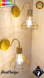Lampu Dinding Tempel Retro Minimalis Industrial