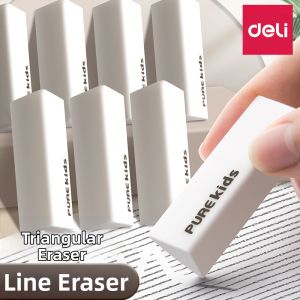 De Li | Deli Triangle Eraser Non-Toxic Artistic for Students Primary School Kindergarten Clean Scratchless 2B for Middle School