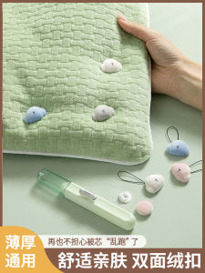 Upgraded Needle-Free Quilt Cover Holder Invisible Bed Sheet Cotton Duvet Cover Protector Four Corner Clamp Fixed Device