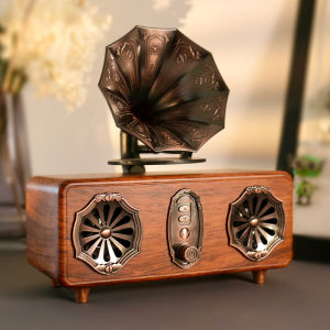 Loa Bluetooth Retro AS36 Với Radio FM Chất Lượng Cao Subwoofer Không Dây Hệ Thống Âm Thanh Kim Loại Di Động Âm Lượng Lớn Quà Tặng
