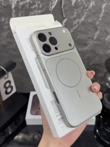 SENSE Lens Glass Frame Frosted Skin Feel Magnetic Phone Case for iPhone 17 16 15 14 13 Pro Max Foggy Surface Cover Case