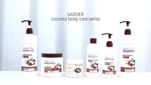 SADOER COCONUT Hair Conditioner Moisturizing Smooth Non Steaming Hair Mask Nourish Scalp Treatment 500g