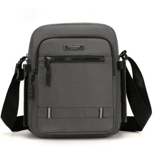 New Mens Casual Oxford Cloth Crossbody Bag Single Shoulder Bag Travel Business Water Bottle Bag Small Size Nylon Material