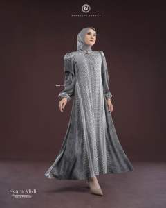 SYARA MIDI DRESS BY NADHEERA LUXURY/GAMIS NADHEERA