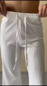 Celana Cutbray Rajut Knit Wanita Highwaist