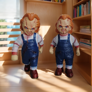 Childs Play Original Chucky Doll PVC Figure Model Toy Collectible Doll Doll Room Halloween Carnival Party Decorative Prop Gifts