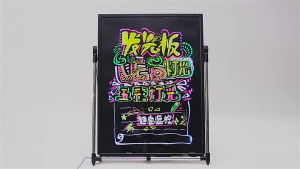 【In Stock】LED Writing Board Message BoardFlashing Neon Effect Erasable llluminatedSignage with Remote Control