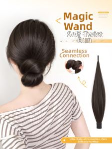 TIANZHEN | Self-winding Low Bun Wig Hair Ring Fake Hair