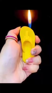 BẬT LỬA HÌNH CHIẾC DÉP (KIM LOẠI) - (XÀI GAS)