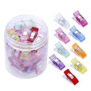 Color Plastic Clips Transparent File Locator Fixing Clip Edging Axe Clip Binder Clip Office Long Tail Clip