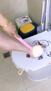 Cây Chà Lưng Măng Cụt 2 Đầu Bông Mềm Tạo Bọt Mịn Tẩy Tế Bào Chết Thư Giãn Khi Tắm Gội-GD923-Chalung-MC