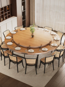 ZHUSHANXIA | Foldable Movable Stainless Steel Edging Round Dining Table