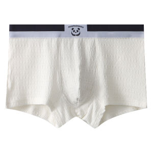 JIAZINI | Pure Cotton Sports Briefs For Men Youthful Boyfriend Style Mid-Waist Flat-Cut Underwear Breathable Comfortable Cotton Shorts