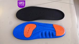 กีฬายืดหยุ่นหน่วยความจําเจลพื้นรองเท้าใส่รองเท้าเบาะระบายอากาศขนาด 35-45