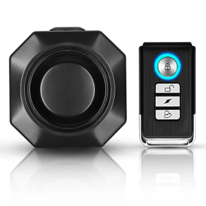 Wireless Bike Vibration Alarm USB Charging Remote Control Burglar Motorcycle Bike Security Detector System Bicycle Alarm